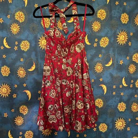 Hell Bunny skull retro dress - Picture 3 of 12